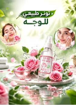 (B62) ايجى بيو ماء الورد ١٢٥ مل