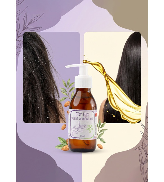 (B52)ايجي بيو زيت اللوز الحلو ١٢٥ مل